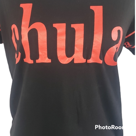 On Fire Juniors Chula Print Tshirt Short Sleeve Black XL - Picture 3 of 14